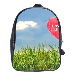 Love Concept Poster School Bags(large)  by dflcprints