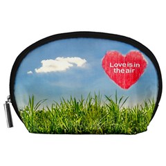 Love Concept Poster Accessory Pouches (large)  by dflcprints