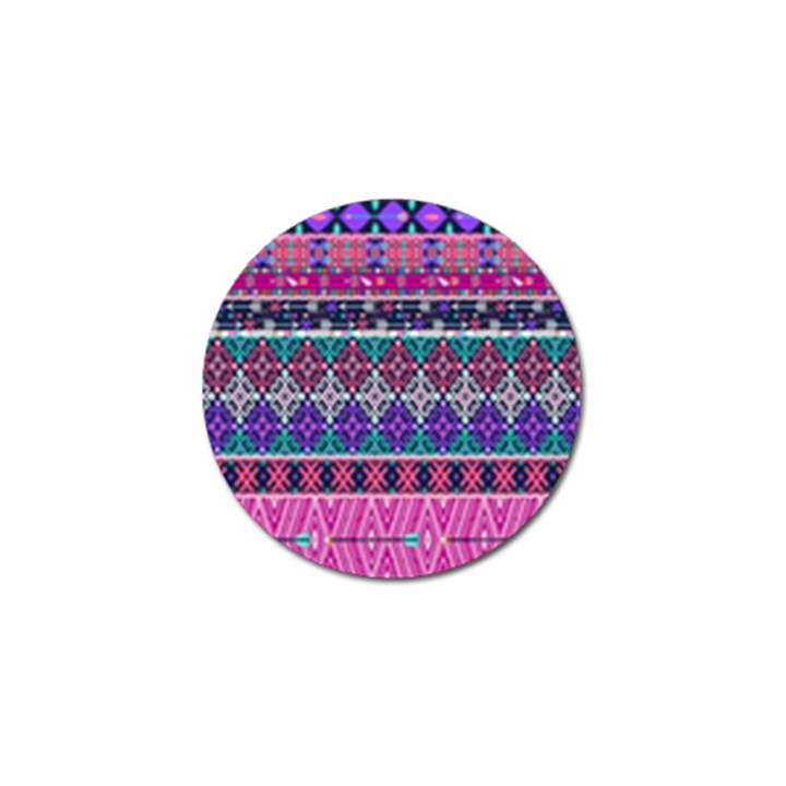 Tribal Seamless Aztec Pattern Golf Ball Marker
