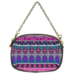 Tribal Seamless Aztec Pattern Chain Purses (one Side)  by BangZart