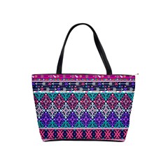 Tribal Seamless Aztec Pattern Shoulder Handbags by BangZart