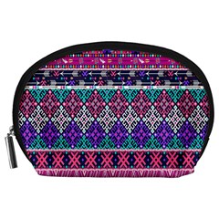 Tribal Seamless Aztec Pattern Accessory Pouches (large)  by BangZart