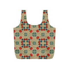 Traditional Scandinavian Pattern Full Print Recycle Bags (s) 