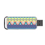 Tribal Print Portable USB Flash (One Side) Front