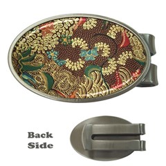 Traditional Batik Art Pattern Money Clips (oval)  by BangZart