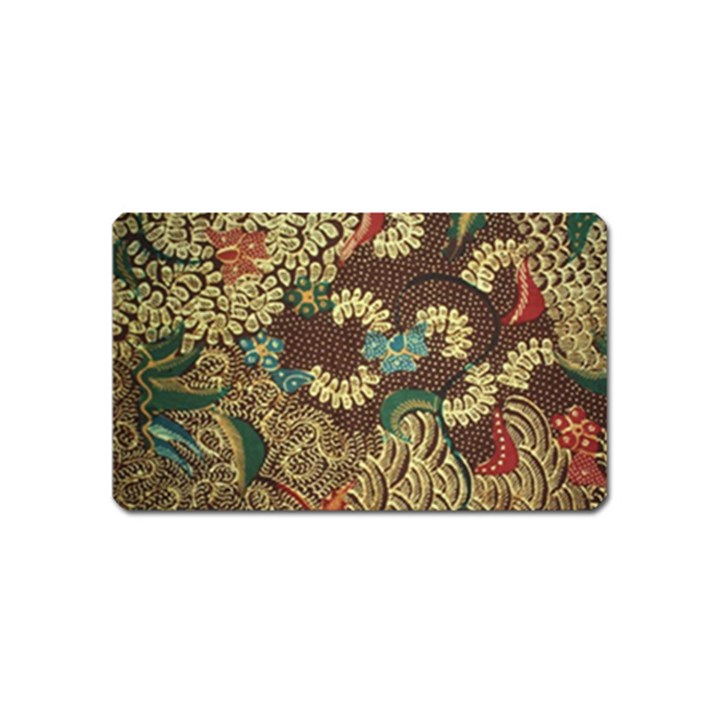 Traditional Batik Art Pattern Magnet (Name Card)