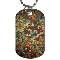 Traditional Batik Art Pattern Dog Tag (one Side) by BangZart