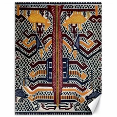 Traditional Batik Indonesia Pattern Canvas 18  X 24   by BangZart