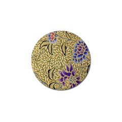 Traditional Art Batik Pattern Golf Ball Marker (4 Pack)