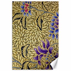 Traditional Art Batik Pattern Canvas 20  X 30   by BangZart