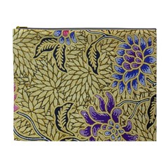 Traditional Art Batik Pattern Cosmetic Bag (xl) by BangZart