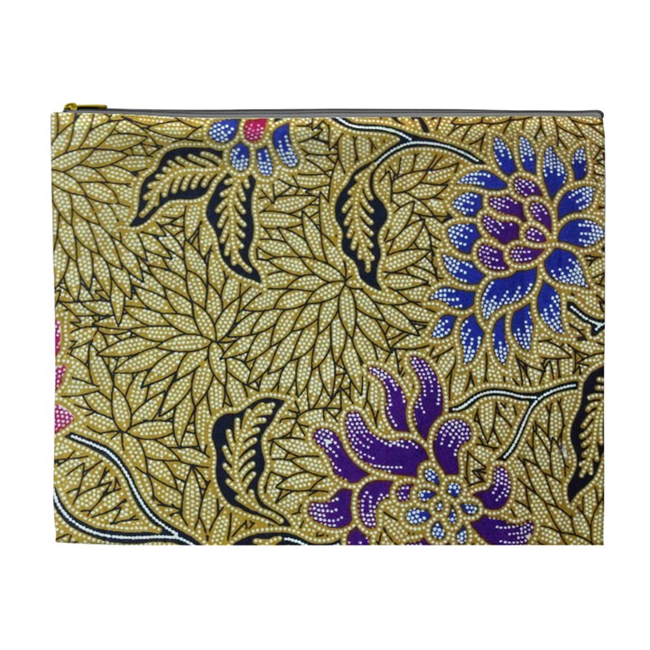 Traditional Art Batik Pattern Cosmetic Bag (XL)