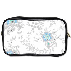 Traditional Art Batik Flower Pattern Toiletries Bags by BangZart