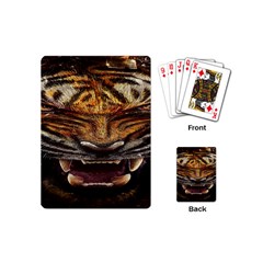 Tiger Face Playing Cards (mini)  by BangZart