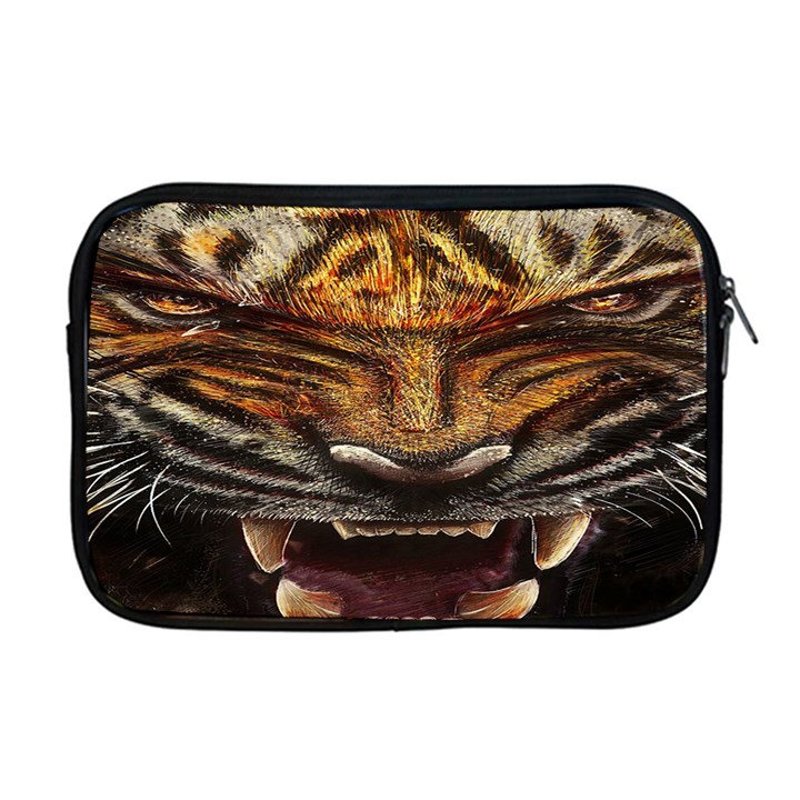 Tiger Face Apple MacBook Pro 17  Zipper Case