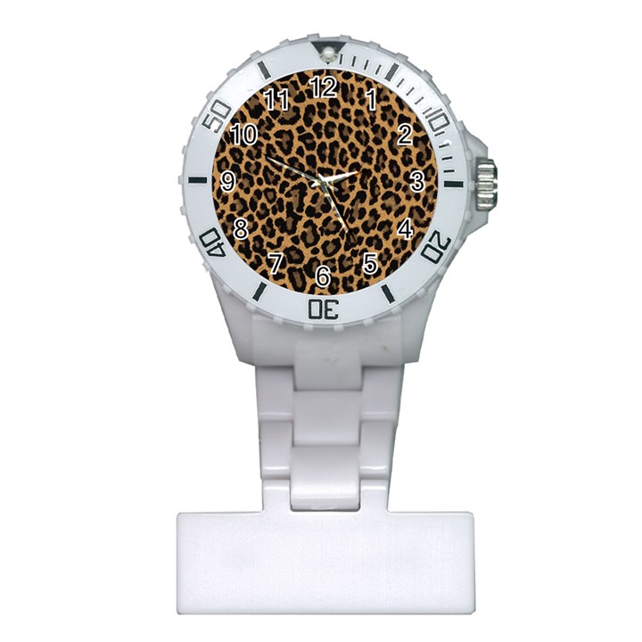 Tiger Skin Art Pattern Plastic Nurses Watch