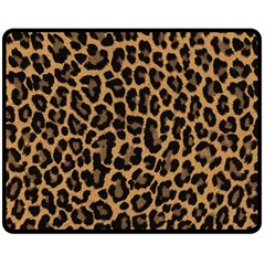 Tiger Skin Art Pattern Double Sided Fleece Blanket (medium) 