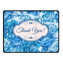 Thank You Double Sided Fleece Blanket (small)  by BangZart