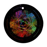 The Art Links Pi Round Ornament (Two Sides) Back