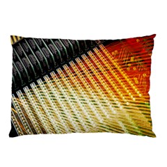 Technology Circuit Pillow Case (two Sides) by BangZart