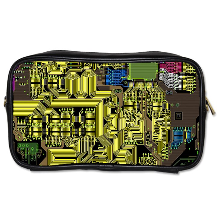 Technology Circuit Board Toiletries Bags