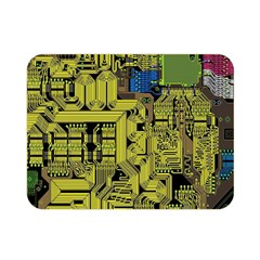Technology Circuit Board Double Sided Flano Blanket (mini) 