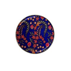 Texture Batik Fabric Hat Clip Ball Marker (4 Pack) by BangZart