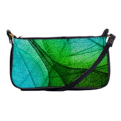 Sunlight Filtering Through Transparent Leaves Green Blue Shoulder Clutch Bags by BangZart