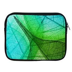 Sunlight Filtering Through Transparent Leaves Green Blue Apple Ipad 2/3/4 Zipper Cases