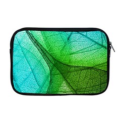 Sunlight Filtering Through Transparent Leaves Green Blue Apple Macbook Pro 17  Zipper Case by BangZart
