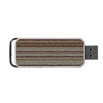 Stripy Knitted Wool Fabric Texture Portable USB Flash (Two Sides) Front