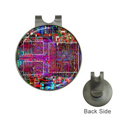 Technology Circuit Board Layout Pattern Hat Clips With Golf Markers by BangZart