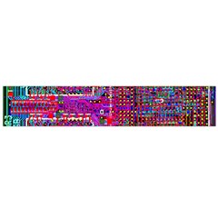 Technology Circuit Board Layout Pattern Flano Scarf (large)