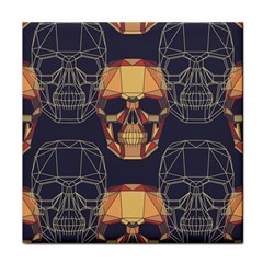 Skull Pattern Face Towel by BangZart