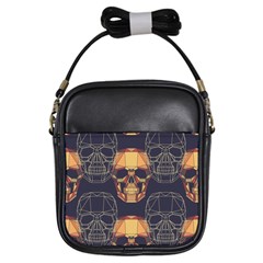 Skull Pattern Girls Sling Bags by BangZart