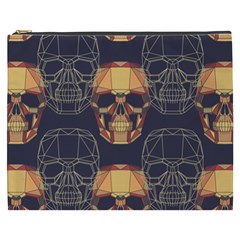 Skull Pattern Cosmetic Bag (xxxl)  by BangZart