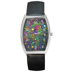 Starbursts Biploar Spring Colors Nature Barrel Style Metal Watch by BangZart