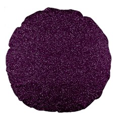 Purple Colorful Glitter Texture Pattern Large 18  Premium Round Cushions by paulaoliveiradesign