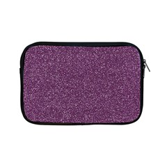 Purple Colorful Glitter Texture Pattern Apple Ipad Mini Zipper Cases by paulaoliveiradesign