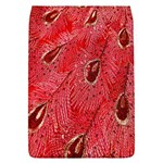 Red Peacock Floral Embroidered Long Qipao Traditional Chinese Cheongsam Mandarin Flap Covers (L)  Front