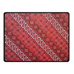 Red Batik Background Vector Fleece Blanket (small) by BangZart