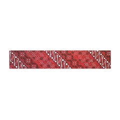 Red Batik Background Vector Flano Scarf (mini)