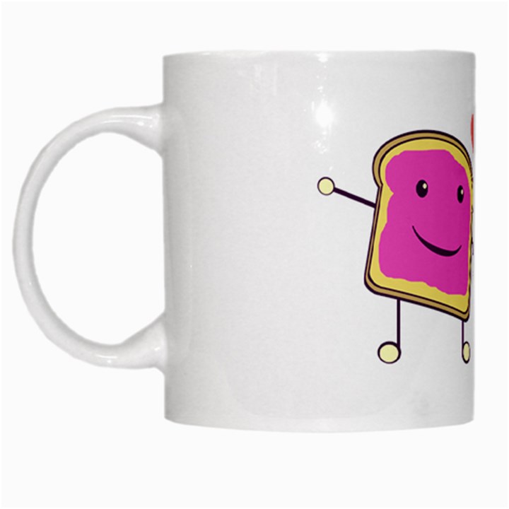 PB and Jelly White Coffee Mug