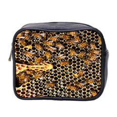 Queen Cup Honeycomb Honey Bee Mini Toiletries Bag 2-side by BangZart