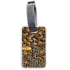 Queen Cup Honeycomb Honey Bee Luggage Tags (one Side)  by BangZart