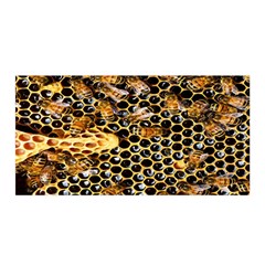 Queen Cup Honeycomb Honey Bee Satin Wrap