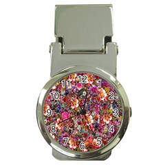 Psychedelic Flower Money Clip Watches