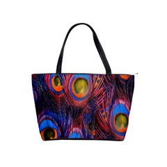 Pretty Peacock Feather Shoulder Handbags by BangZart