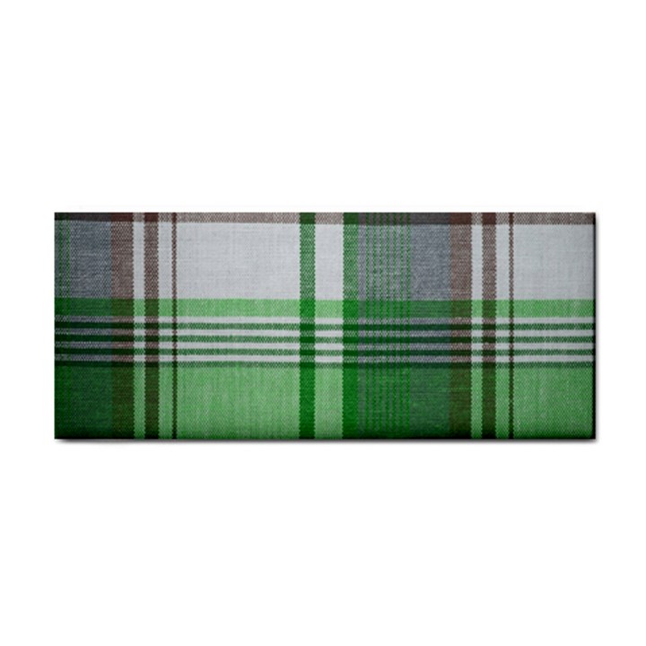 Plaid Fabric Texture Brown And Green Cosmetic Storage Cases