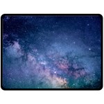 Galaxy Nebula Astro Stars Space Double Sided Fleece Blanket (Large)  80 x60  Blanket Front